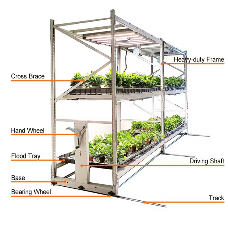 Custom Tidal Seedbed with Adjustable Bench