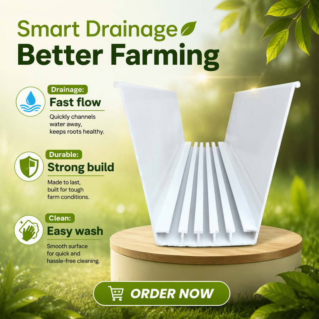 PVC Growing Trough — 21 × 18 × 13 cm